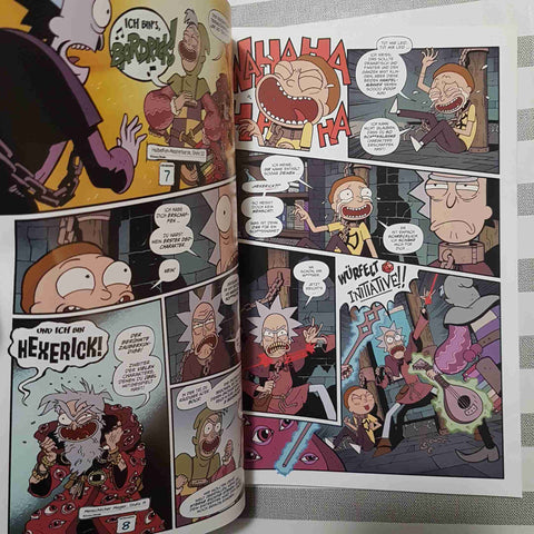 RICK AND MORTY VS DUNGEONS & DRAGONS II PAINSCAPE ZUB LITTLE PANINI TEDESCO
