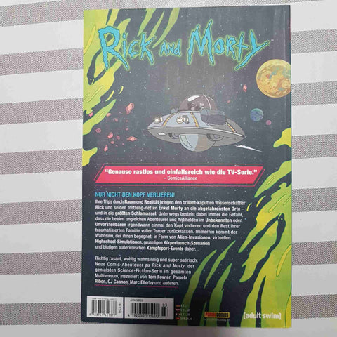 RICK AND MORTY BAND DREI 3 FOWLER CANNON RIBON ELLERBY PANINI COMICS TEDESCO