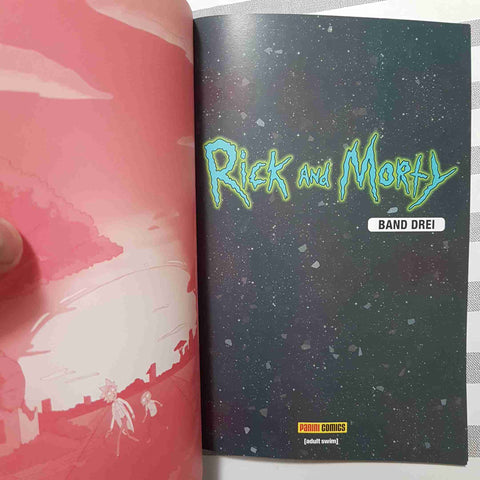 RICK AND MORTY BAND DREI 3 FOWLER CANNON RIBON ELLERBY PANINI COMICS TEDESCO