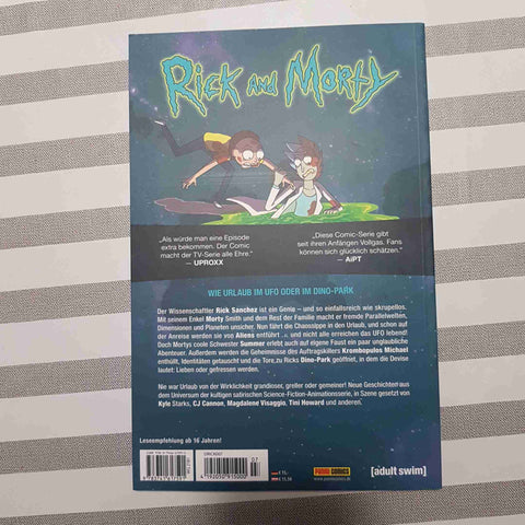 RICK AND MORTY BAND SIEBEN 7 STARKS CANNON ELLERBY PANINI COMICS FUMETTO TEDESCO