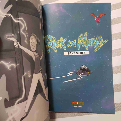RICK AND MORTY BAND SIEBEN 7 STARKS CANNON ELLERBY PANINI COMICS FUMETTO TEDESCO