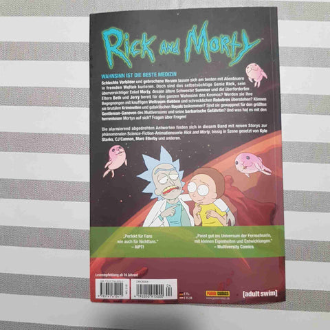 RICK AND MORTY BAND VIER 4 STARKS CANNON ELLERBY - PANINI COMICS FUMETTO TEDESCO