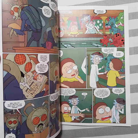 RICK AND MORTY BAND VIER 4 STARKS CANNON ELLERBY - PANINI COMICS FUMETTO TEDESCO