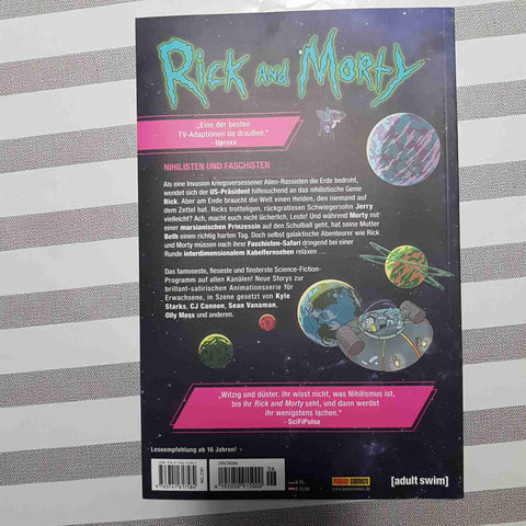 RICK AND MORTY BAND SECHS 6 STARKS CANNON ELLERBY PANINI COMICS FUMETTO TEDESCO