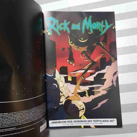 RICK AND MORTY BAND SECHS 6 STARKS CANNON ELLERBY PANINI COMICS FUMETTO TEDESCO