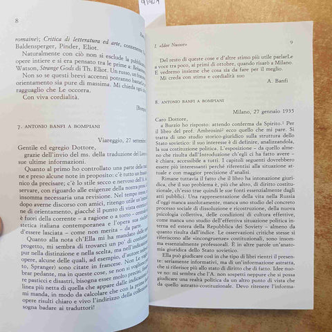 CARO BOMPIANI LETTERE CON L'EDITORE - D'INA ZACCARIA 1988 BOMPIANI 1° EDIZIONE