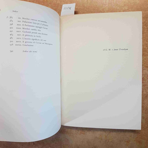 DENIS MACK SMITH - GARIBALDI E CAVOUR NEL 1860 EINAUDI 1958 PRIMA EDIZIONE
