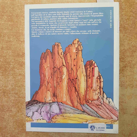 DOLOMITI STORIE E LEGGENDE  GARI MONFOSCO 1987 GHEDINA & TASSOTTI misurina