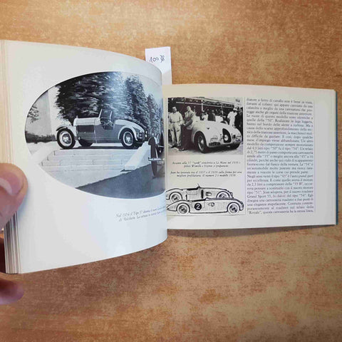 BUGATTI  TUTTA LA STORIA  COLLEZIONE DIRETTA DA BRUNO ALFIERI 1980 AUTOMOBILIA