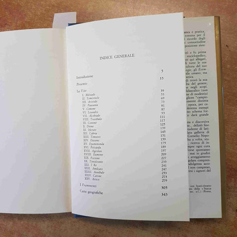 CORNELIO NEPOTE  VITE E FRAMMENTI  RUSCONI I CLASSICI DI STORIA VII 1980