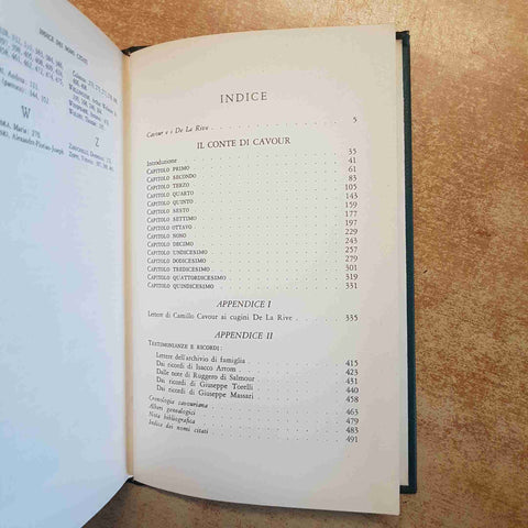IL CONTE DI CAVOUR - WILLIAM DE LA RIVE - DE AGOSTINI 1964 RISORGIMENTO LE COMTE