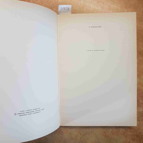 I COSACCHI E ALTRI RACCONTI - LEV TOLSTOJ - MONDADORI 1967 EDIZIONE ILLUSTRATA