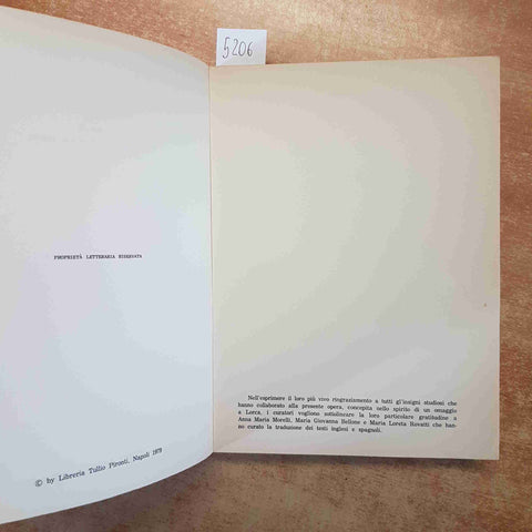 GARCIA LORCA - MATERIALI - BARDI MASINI 1979 TULLIO PIRONTI - TEATRO POESIA