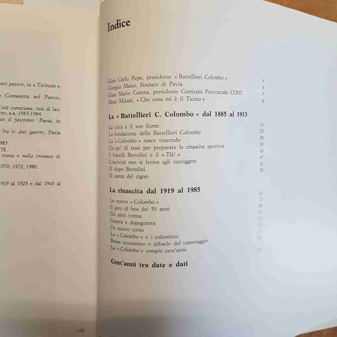 UN FIUME UNA CITTA' LA BATTELLIERI - COLOMBO GIOVANETTI 1985 PAVIA TIPOG. PI-ME