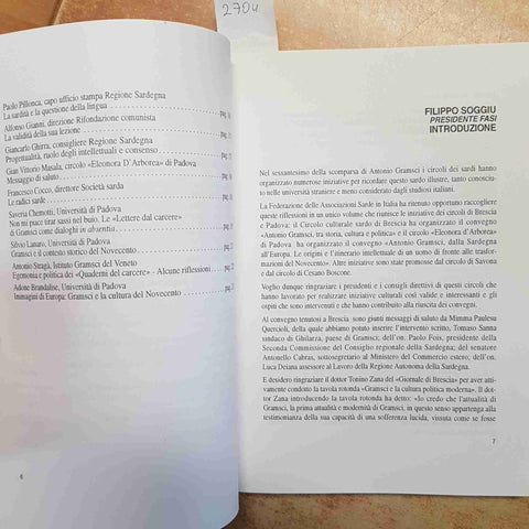 DIBATTITO SULL'ATTUALITA' DI ANTONIO GRAMSCI - AA.VV. 1998 REGIONE SARDEGNA