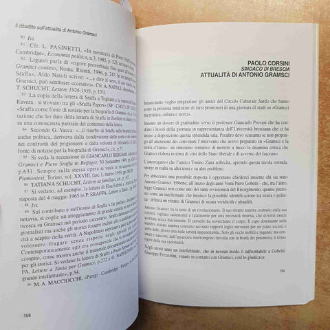 DIBATTITO SULL'ATTUALITA' DI ANTONIO GRAMSCI - AA.VV. 1998 REGIONE SARDEGNA