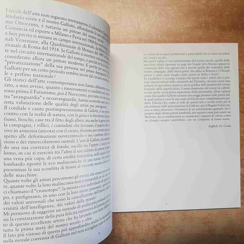 ALESSANDRO GALLOTTI 1879-1961 CATALOGO MOSTRA ANTOLOGICA 1988 RAFFAELE DE GRADA