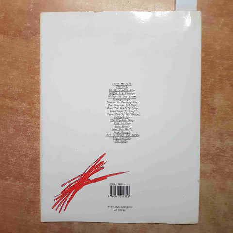 THE BEST OF THE DOORS  SONGBOOK SPARTITI JIM MORRISON - WISE PUBLICATIONS 1978