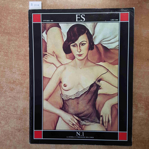 RIVISTA ES N.4 LA STORIA E L'IMMAGINE DELL'EROS AA.VV. ES 1986 EROTICA FOTO