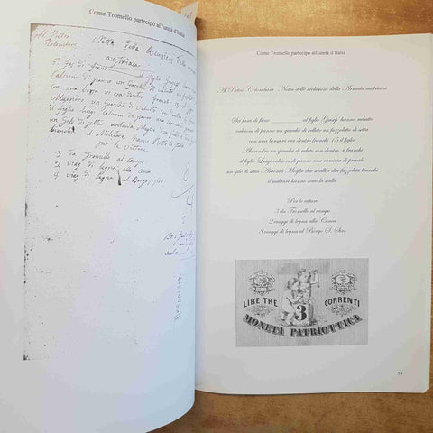 INCONTRO CON LA STORIA COME TROMELLO PARTECIPÒ UNITA' D'ITALIA BINDOLINI PAVIA