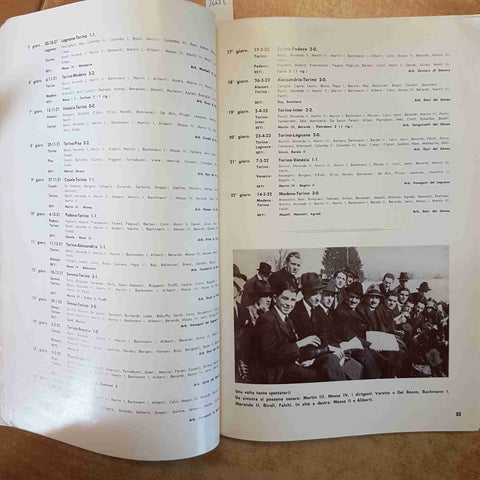 I SESSANT'ANNI DEL TORINO 1906-1966 GILARDI PAVESE GRANATA CALCIO GRANDE TORINO