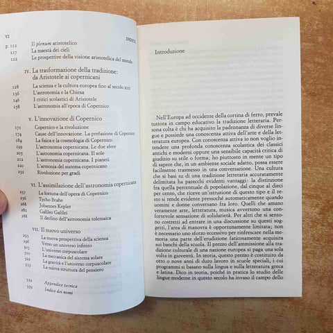 THOMAS KUHN - LA RIVOLUZIONE COPERNICANA 1972 EINAUDI PBE 182 ASTRONOMIA SCIENZA