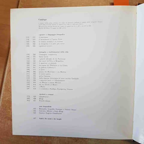 NAPOLI NELLE COLLEZIONI ALINARI E NEI FOTOGRAFI NAPOLETANI 1981 MACCHIAROLI