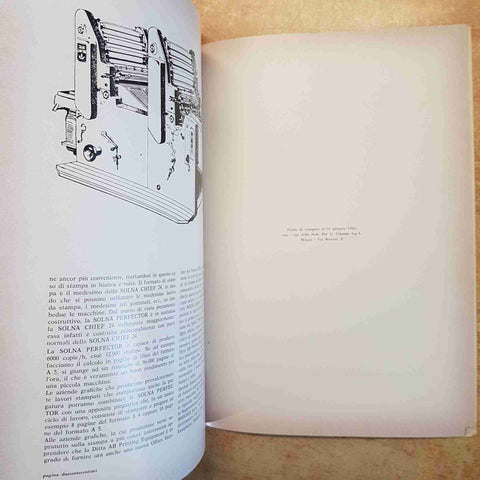 TECNOLOGIA LITOGRAFICA GRAFICA HANNS EGGEN 1962 G. COLOMBI MILANO STAMPA OFFSET