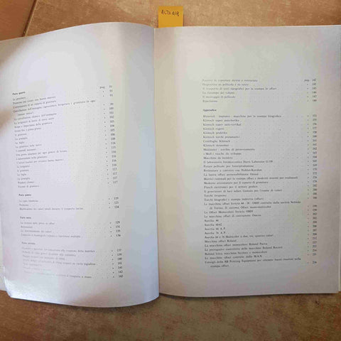 TECNOLOGIA LITOGRAFICA GRAFICA HANNS EGGEN 1962 G. COLOMBI MILANO STAMPA OFFSET