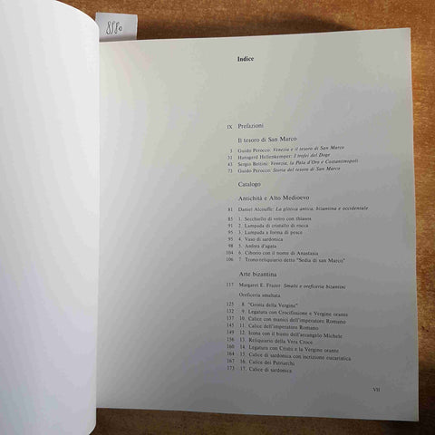 IL TESORO DI SAN MARCO OLIVETTI 1986 ARTE BIZANTINA OREFICERIA VENEZIA CATALOGO