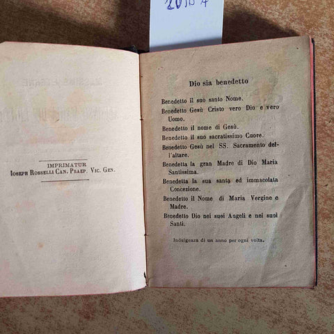 MASSIME ETERNE  S. ALFONSO MARIA DE' LIGUORI  A. RICCI SAVONA 1904  PREGHIERE