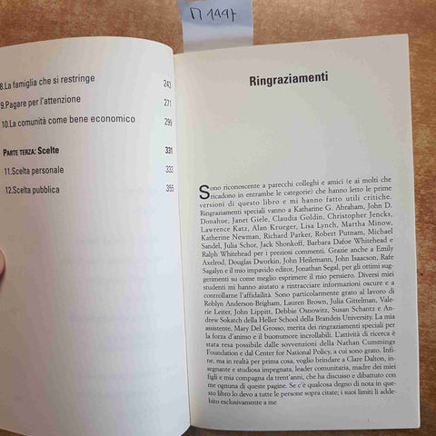 L'INFELICITA' DEL SUCCESSO - ROBERT B. REICH FAZI EDITORE 2004 ECONOMIA LAVORO