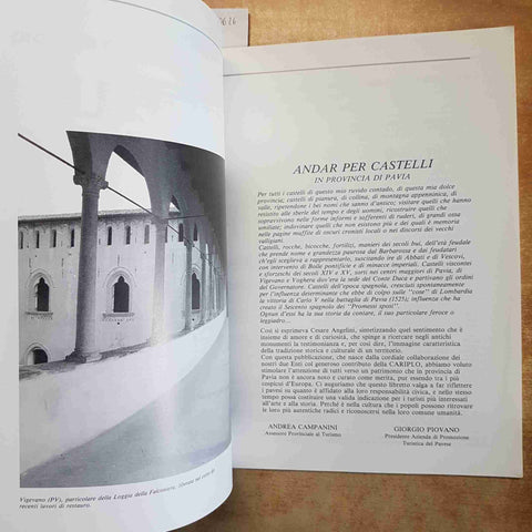 I CASTELLI DELLA PROVINCIA DI PAVIA - CONTI 1990 PAVESE OLTREPO' LOMBARDIA
