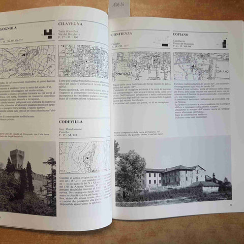 I CASTELLI DELLA PROVINCIA DI PAVIA - CONTI 1990 PAVESE OLTREPO' LOMBARDIA