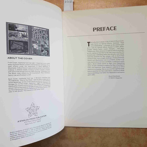 SPECIAL EFFECTS VOL. 3 DAVID HUTCHISON STARLOG PHOTO GUIDE 1981 CINEMA SCI-FI