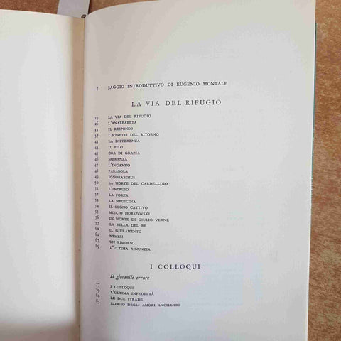 GUIDO GOZZANO - LE POESIE - GARZANTI 1960 SAGGIO INTRODUTTIVO DI EUGENIO MONTALE