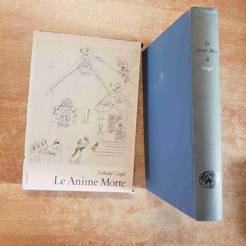 NIKOLAJ GOGOL LE ANIME MORTE EINAUDI 1961 SETTIMA EDIZIONE CON COFANETTO