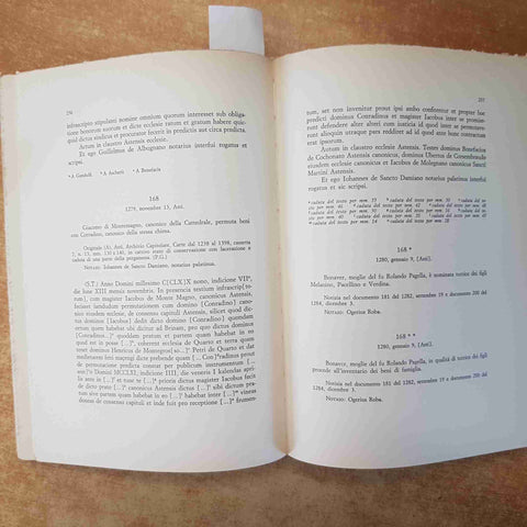 LE CARTE DELL'ARCHIVIO CAPITOLARE DI ASTI SECC. XII-XIII COTTO FISSORE 1986