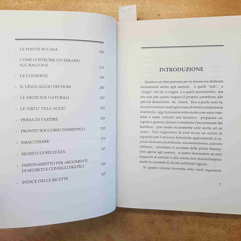 CONSIGLI PER LA CASA - MARIOTTI 480 PAGINE MANUALE CUCINA PULIZIA RIMEDI 1999