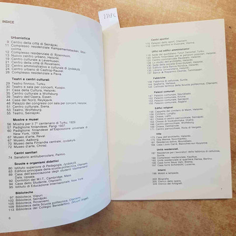 ALVAR AALTO - KARL FLEIG - ZANICHELLI 1982 ARCHITETTURA OLTRE 500 ILLUSTRAZIONI