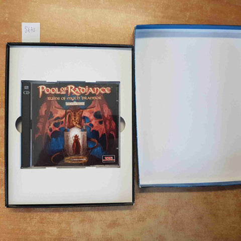 POOL OF RADIANCE RUINS OF MYTH DRANNOR PC 2 CD BIG BOX D&D UBISOFT TEDESCO
