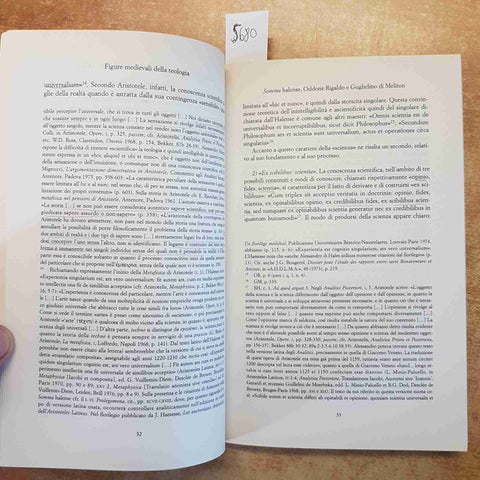 INOS BIFFI - FIGURE MEDIEVALI DELLA TEOLOGIA - JACA BOOK 1992 PRIMA EDIZIONE