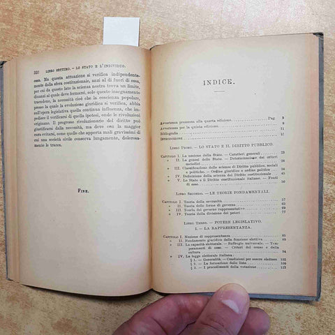 V.E. ORLANDO - PRINCIPII DI DIRITTO COSTITUZIONALE - BARBERA 1928 5 EDIZIONE