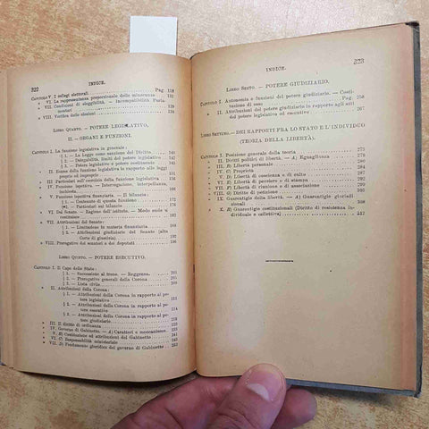V.E. ORLANDO - PRINCIPII DI DIRITTO COSTITUZIONALE - BARBERA 1928 5 EDIZIONE