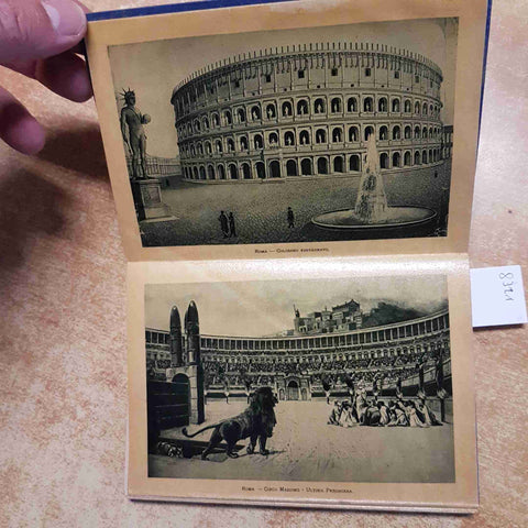 RICORDO DI ROMA 32 VEDUTE parte 2 ALBUM FOTOGRAFICO D'EPOCA COLOSSEO VATICANO