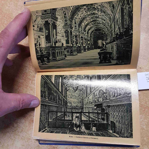 RICORDO DI ROMA 32 VEDUTE parte 2 ALBUM FOTOGRAFICO D'EPOCA COLOSSEO VATICANO