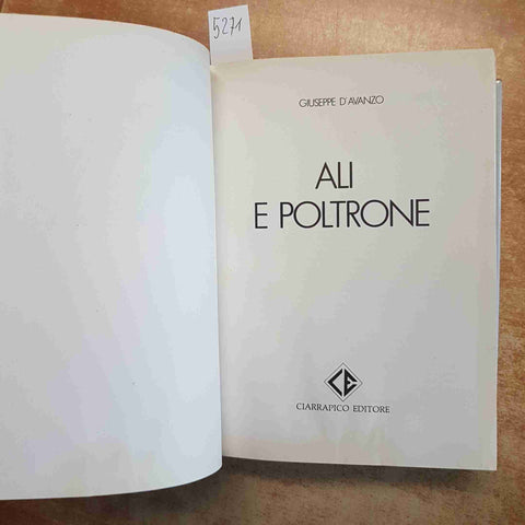 GIUSEPPE D'AVANZO - ALI E POLTRONE - CIARRAPICO 1981 AERONAUTICA MILITARE