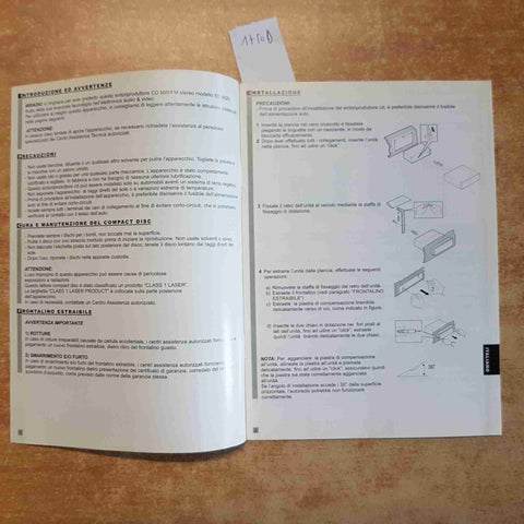 IRRADIO XD-9029 MANUALE ISTRUZIONI AUTORADIO CD MW FM STEREO MELCHIONI