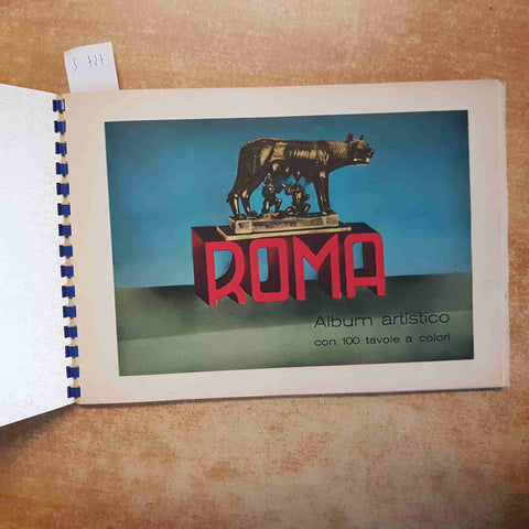 ROMA ALBUM ARTISTICO 100 TAVOLE A COLORI - CECAMI - VATICANO ARTE MONUMENTI