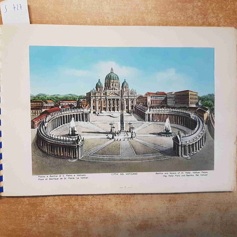 ROMA ALBUM ARTISTICO 100 TAVOLE A COLORI - CECAMI - VATICANO ARTE MONUMENTI